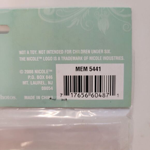 Nicole Build a Memory BABY Clear Acrylic Album MEM 5411 NEW - Picture 4 of 5